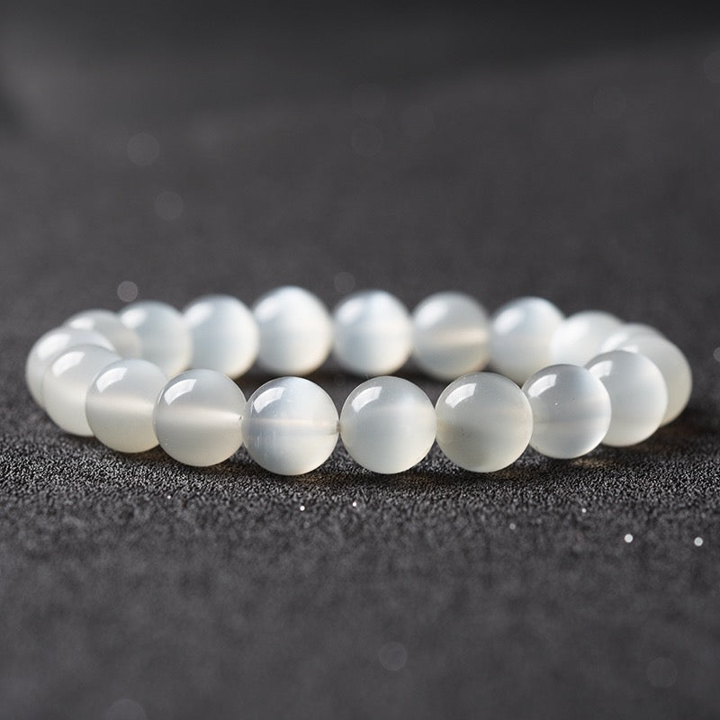 Natural White Moonstone Bracelet